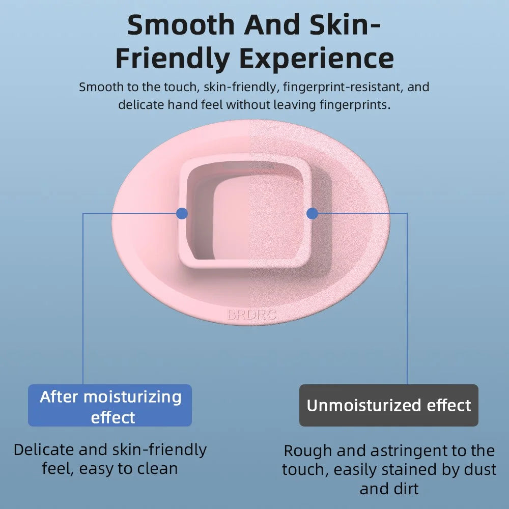 BRDRC For DJI Osmo Pocket 3 Silicone Mount Base Non Slip Desktop Camera Holder - Pink - 4