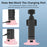BRDRC For DJI Osmo Pocket 3 Silicone Mount Base Non Slip Desktop Camera Holder - Pink - 5