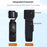 BRDRC For DJI Osmo Pocket 3 Protective Case Hard PC Portable Gimbal Protector with Flip Cover - Black - 4