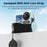 FLYMILE For DJI Osmo Action 5 Pro Silicone Case Protective Cover with Lens Cap +  Straps - Black - 6