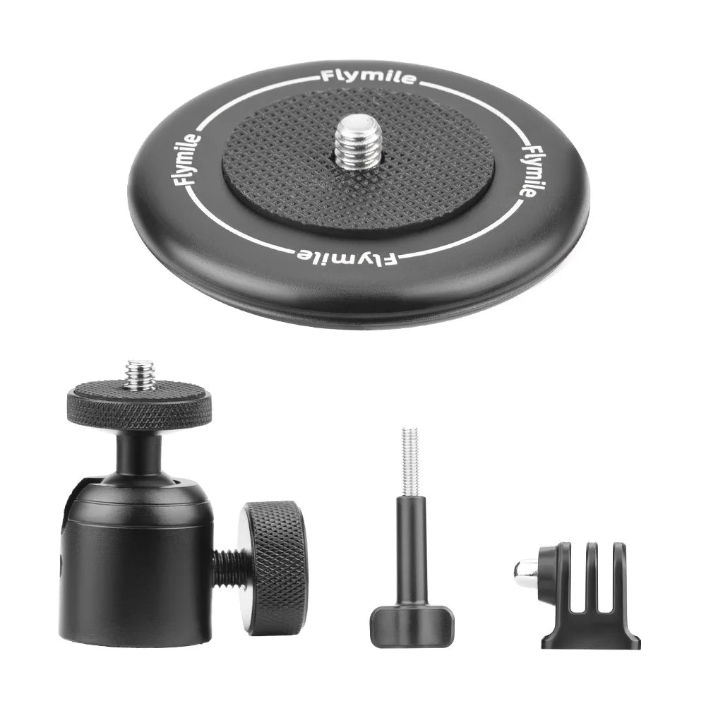 FLYMILE Magnetic Camera Mount Kit for Sports Camera Adapter Base Camera Accessories - 2