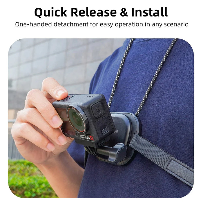 FLYMILE Magnetic Neck Mount Holder for Action Cameras Quick Release - 6