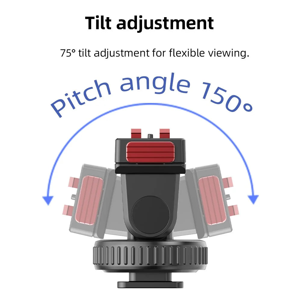 FLYMILE Magnetic Base for Insta360 Ace Pro 2 / Ace Pro / Ace Quick Release Adapter Mount - 5