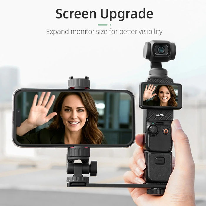 BRDRC For DJI Osmo Pocket 3 Phone Holder Mount Set with Expandable Board - 4