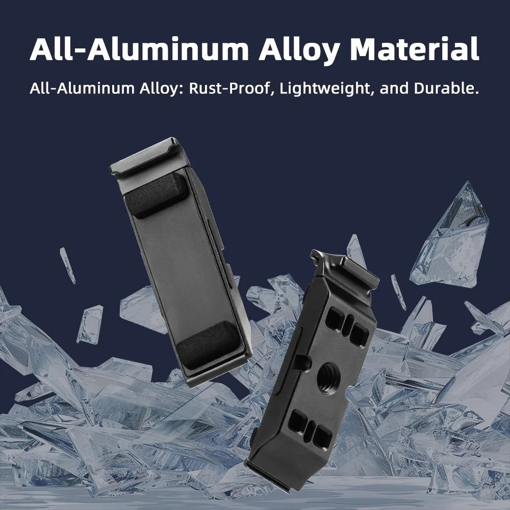 FLYMILE For Insta360 Ace Pro 2 Quick Release Battery Cover Aluminum Alloy Magnetic Camera Battery Lid - 4