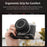 FLYMILE For Fujifilm X-M5 L-Shaped Grip Quick Release Plate Camera Bracket - Brown - 5