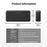 TELESIN S0-BCG-02-TDJ DJI Fast Charging Box For Osmo Action 5 Pro / Action 4 / Action 3 , Battery Charging Case with TF Card Storage - 6