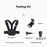 TELESIN GP-UCS-001 Chest Mount Strap for GoPro Hero 13 / Insta360 Ace Pro 2 Quick Release Phone Mount Vest-Style Strap Harness - 5