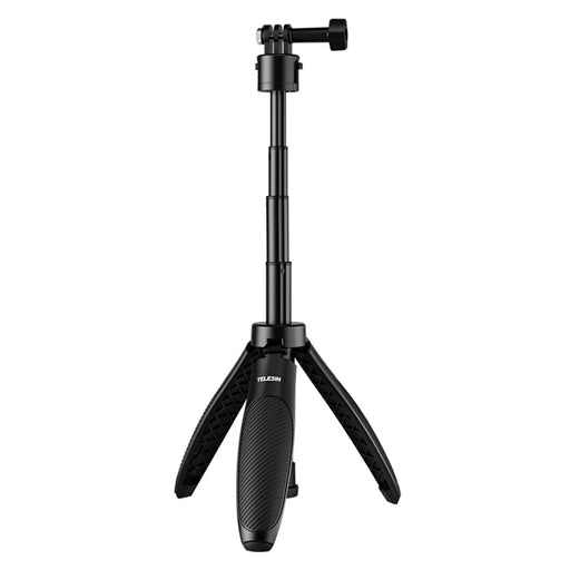 TELESIN S1-MNP-02 Mini Selfie Stick Extendable Aluminum Pole Ergonomic Grip Camera Tripod Stand - 2