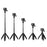TELESIN S1-MNP-02 Mini Selfie Stick Extendable Aluminum Pole Ergonomic Grip Camera Tripod Stand - 5