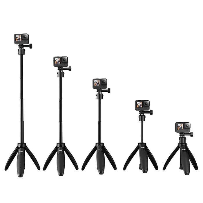 TELESIN S1-MNP-02 Mini Selfie Stick Extendable Aluminum Pole Ergonomic Grip Camera Tripod Stand - 5