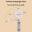 TELESIN S5-BGD-01 Phone Magnetic Beauty Fill Light Selfie Mirror Rotatable Pocket Light - 6