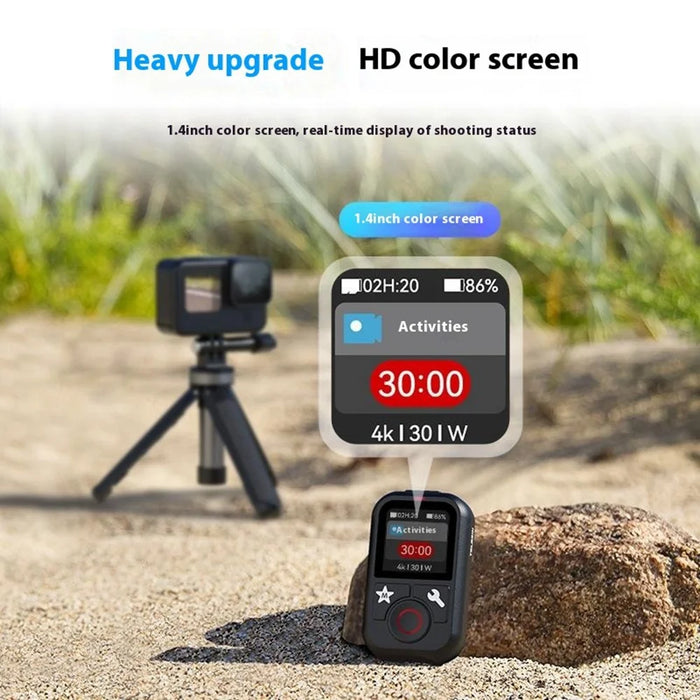TELESIN S5-RMT-01-TGP For GoPro Hero 13 / 12 / 11 / 10 / 9 / 8 / GoPro MAX Remote Control Bluetooth-Compatible Color Screen Controller - 3