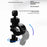TELESIN DJ-HBM-001 Bike Handlebar Clamp Quick Release 360 Degree Rotation Camera Mount Adapter - 7