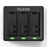 TELESIN S0-BCG-1 For GoPro Hero 13 Battery Charging Dock Base 3 Slots Charging Box - 1