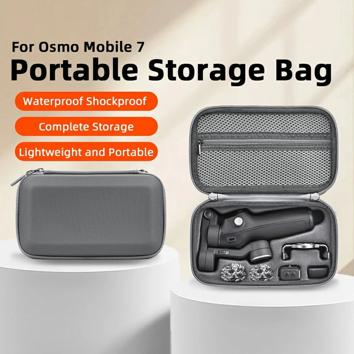 Portable Storage Bag For DJI Osmo Mobile 7  /  7 Pro PU Waterproof Handbag Case Organized Box - 2