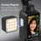 FLYMILE For DJI Osmo Pocket 3 Vlogging Camera 3 Color Temperatures Mini Magnetic Fill Light - Black - 3