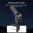 FLYMILE For DJI Osmo Pocket 3 Vlogging Camera Damping Axis Magnetic Bracket with Ergonomic Handle - 5