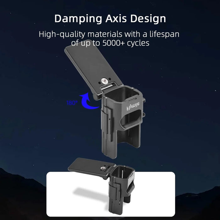 FLYMILE For DJI Osmo Pocket 3 Vlogging Camera Damping Axis Magnetic Bracket with Ergonomic Handle - 5