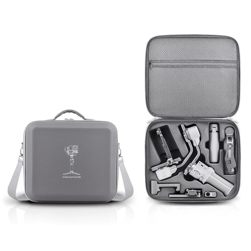 BRDRC For DJI RS 4 Mini Stabilizer Storage Bag Portable Shockproof Carrying Case with Mesh Pockets - 1