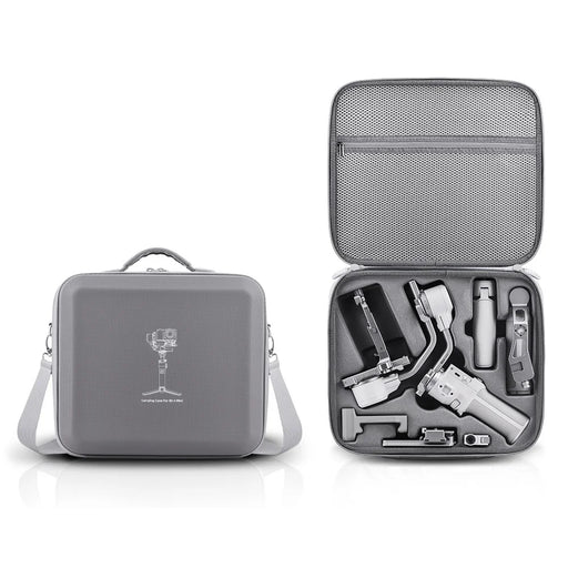 BRDRC For DJI RS 4 Mini Stabilizer Storage Bag Portable Shockproof Carrying Case with Mesh Pockets - 1