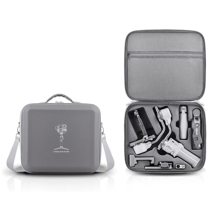 BRDRC For DJI RS 4 Mini Stabilizer Storage Bag Portable Shockproof Carrying Case with Mesh Pockets - 1