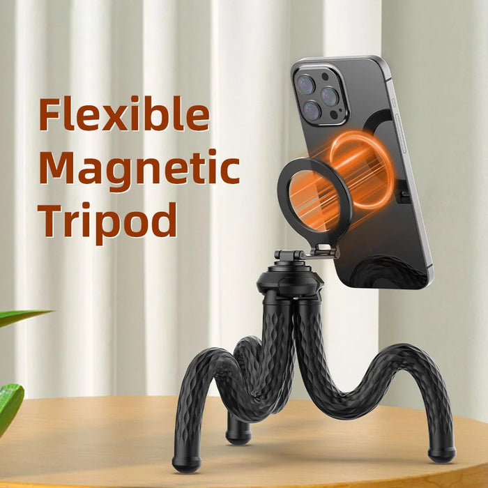 FLYMILE Magnetic Holder Flexible Octopus Tripod with 1 / 4 Interface for Sports Camera  /  Mobile Phone - 5