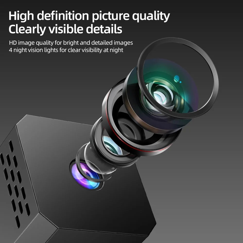 F1 Mini Security Camera Night Vision Surveillance Wireless Motion Detection Remote Viewing - 5