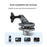 TELESIN S3-EAK-03 Motorcycle Windshield Mount for GoPro DJI Insta360 Sports Cameras Clamp Bracket - 5