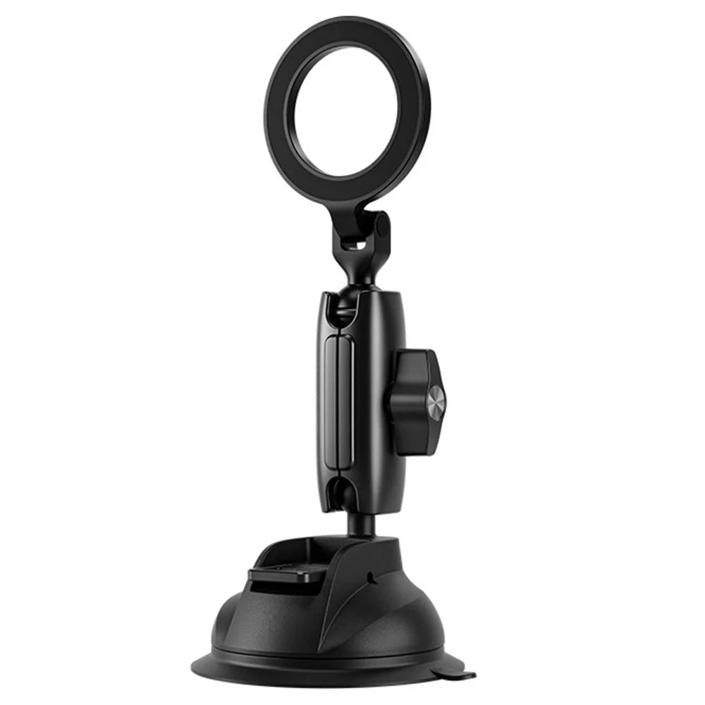TELESIN P3-SUS-02 Aluminum Alloy Magnetic Car Mount Holder Suction Cup Dashboard Desk Stand - 1
