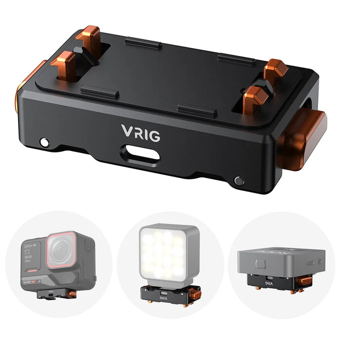 VRIG AC-30 Cold Shoe Mount for Insta360 Ace Pro / Ace Pro 2 , Magnetic Quick Release Action Cameras Accessory - 1