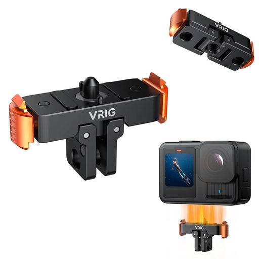 VRIG AC-28 For GoPro 13 Camera Quick Release Mount Base Magnetic Attachment - 1