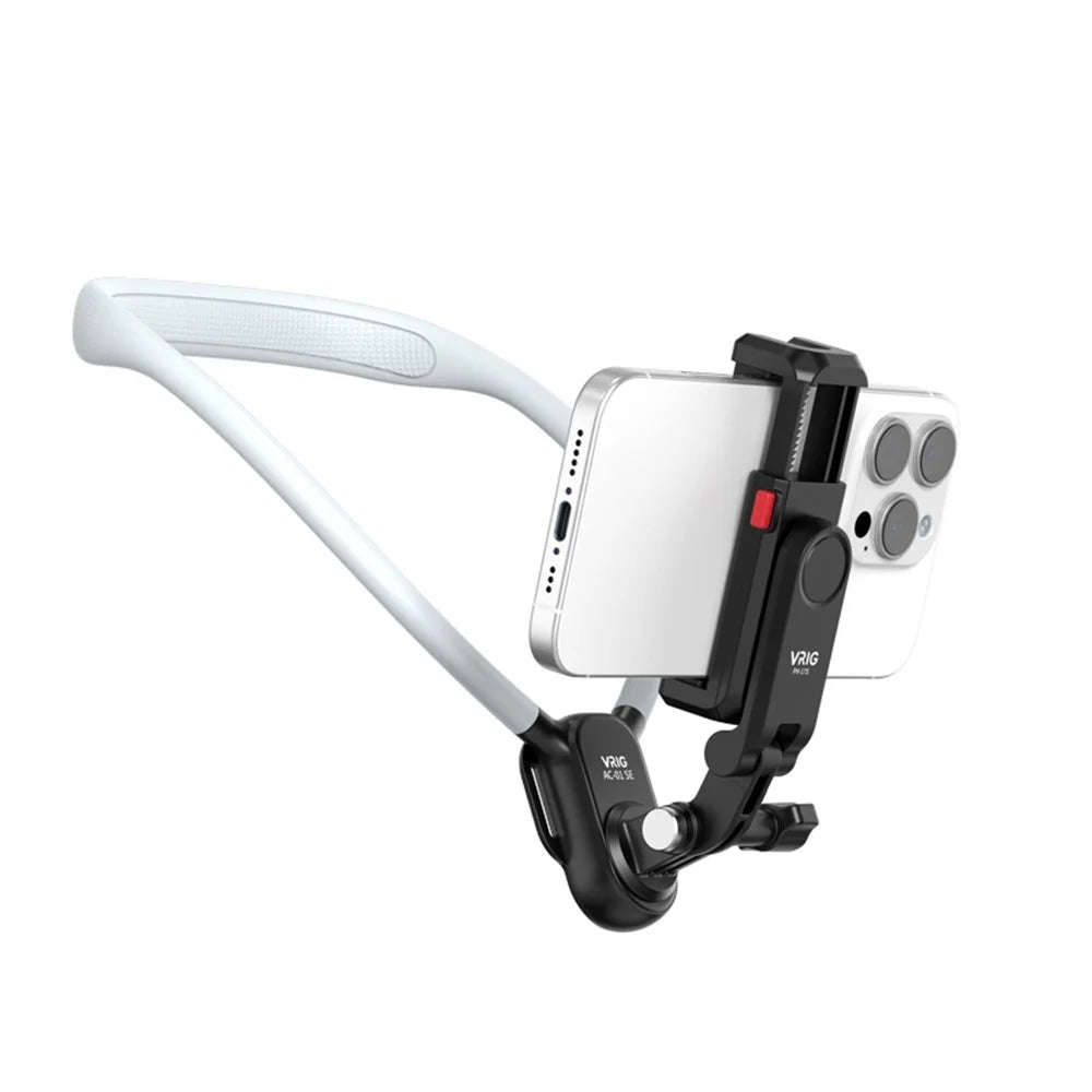 VRIG AC-01 SE POV Neck Mount Bracket with Strap  /  90 Degree Rotation Flexible Arm - 2
