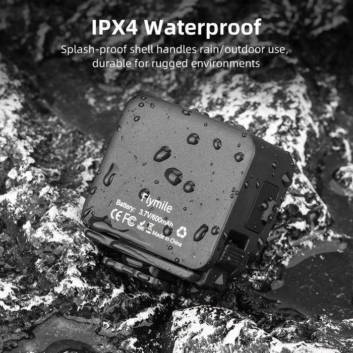 FLYMILE Action Camera Fill Light for DJI Osmo Pocket 3 Photography Lighting IPX4 Waterproof Magnetic Mount - 4