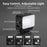 FLYMILE Action Camera Fill Light for DJI Osmo Pocket 3 Photography Lighting IPX4 Waterproof Magnetic Mount - 7