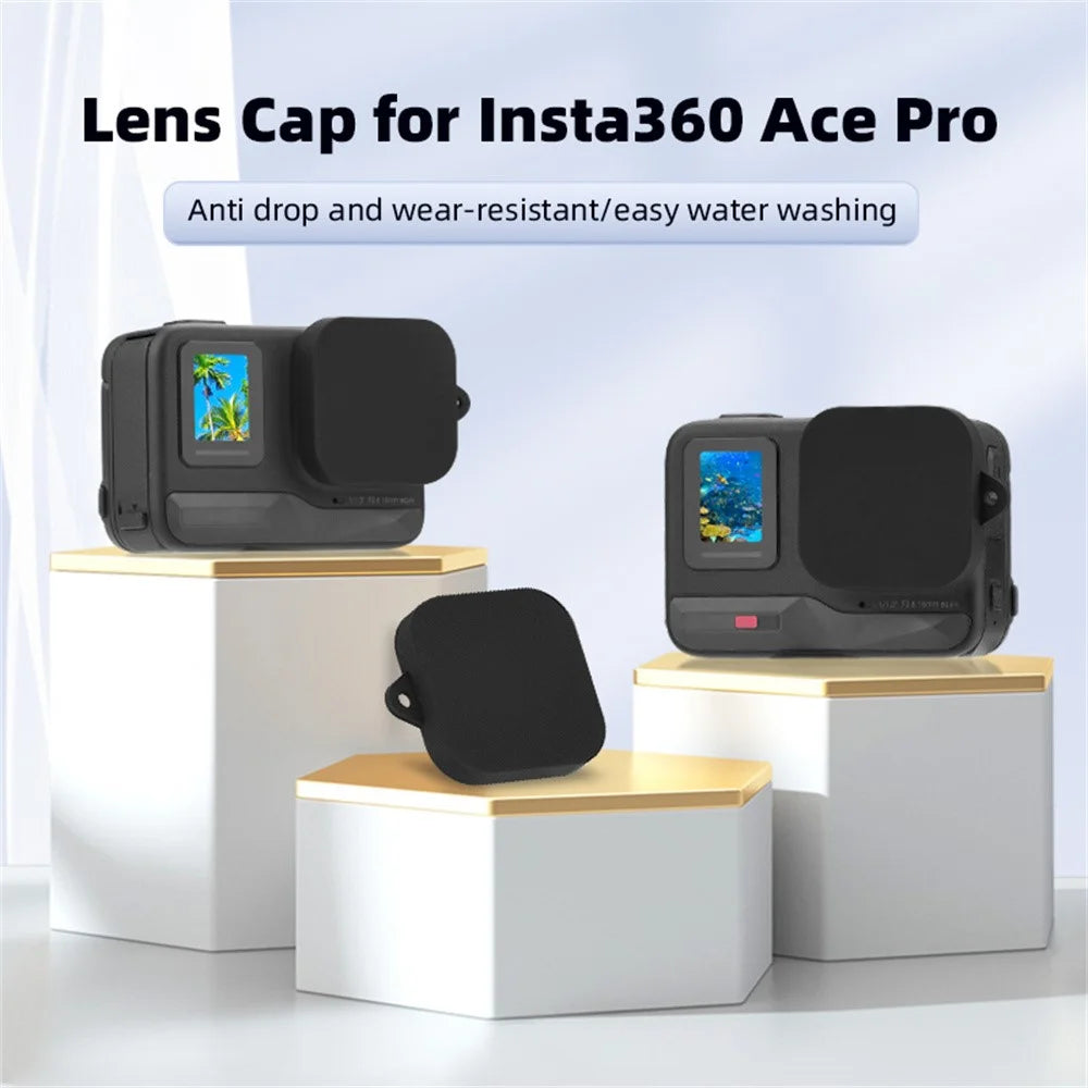 For Insta360 Ace Pro 2 / Pro Lens Cap Protective Cover Anti Drop Scratch Resistant Camera Lens Accessories - 2