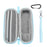 BRDRC For DJI Osmo Pocket 3 Portable Bag Soft Lining Shockproof Nylon Storage Case with Strap + Carabiner - Blue - 2