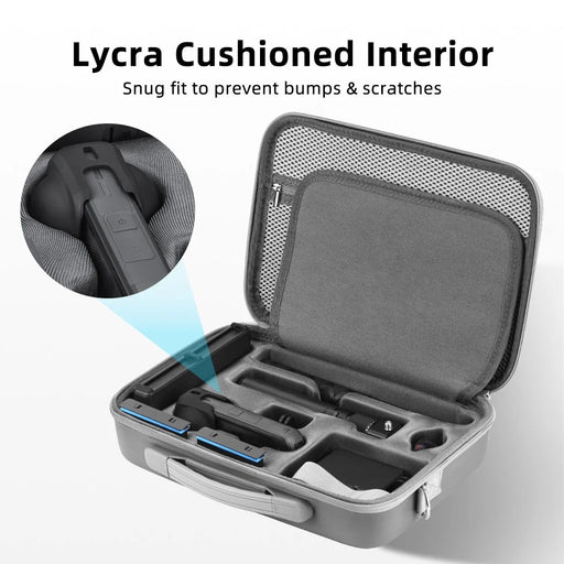 FLYMILE For Insta360 X5 Portable Storage Bag Shockproof Waterproof Carry Case with Mesh Pockets - 2