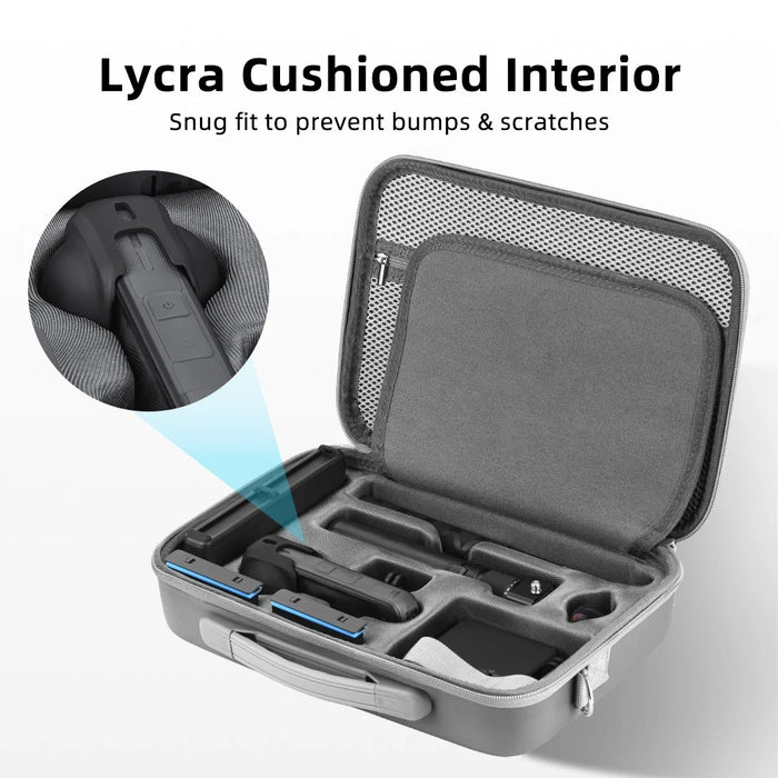FLYMILE For Insta360 X5 Portable Storage Bag Shockproof Waterproof Carry Case with Mesh Pockets - 2