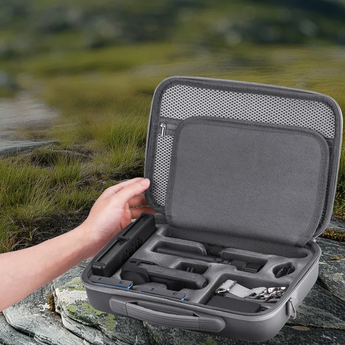 FLYMILE For Insta360 X5 Portable Storage Bag Shockproof Waterproof Carry Case with Mesh Pockets - 6