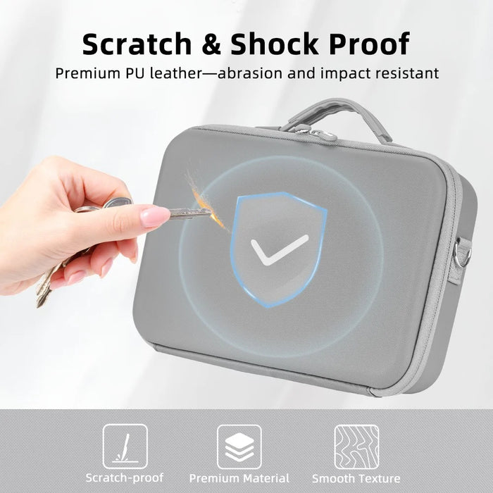 FLYMILE For Insta360 X5 Portable Storage Bag Shockproof Waterproof Carry Case with Mesh Pockets - 7