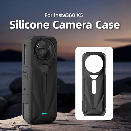 FLYMILE For Insta360 X5 Dustproof Silicone Camera Case Anti Scratch Protective Cover - 2