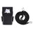 FLYMILE For DJI Osmo Pocket 3 Leather Case Magnetic Snap-On Action Camera Protective Cover - Black - 1