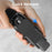FLYMILE For DJI Osmo Pocket 3 Leather Case Magnetic Snap-On Action Camera Protective Cover - Black - 5
