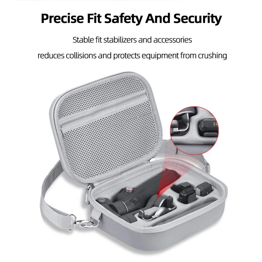 BRDRC For DJI Osmo Mobile 7 / 7 Pro Protective Case Shock Absorbing Storage Bag Gimbal Stabilizer Accessories - 2