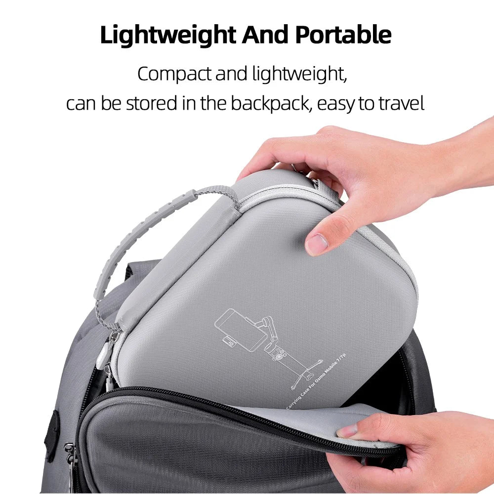 BRDRC For DJI Osmo Mobile 7 / 7 Pro Protective Case Shock Absorbing Storage Bag Gimbal Stabilizer Accessories - 7