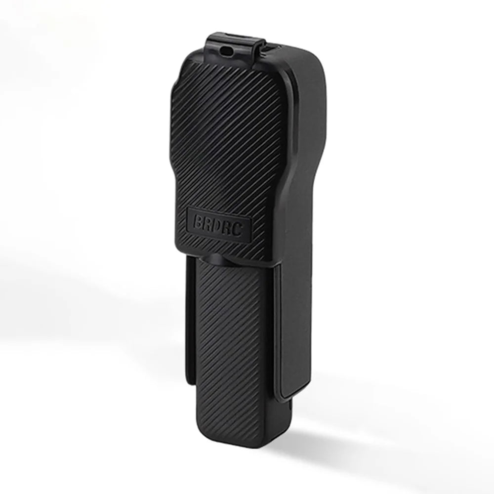 BRDRC For DJI Osmo Pocket 3 Gimbal Cover Protective Case Shockproof Flip Design with Filter Storage - Black - 1