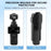 BRDRC For DJI Osmo Pocket 3 Gimbal Cover Protective Case Shockproof Flip Design with Filter Storage - Black - 3