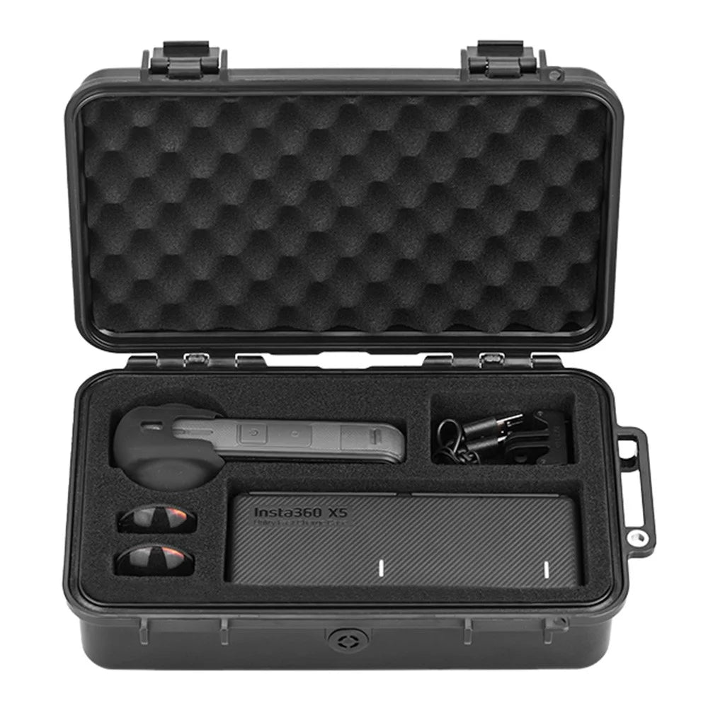 FLYMILE For Insta360 X5 Camera Hard Carrying Case Shockproof Waterproof PP Storage Box - 2