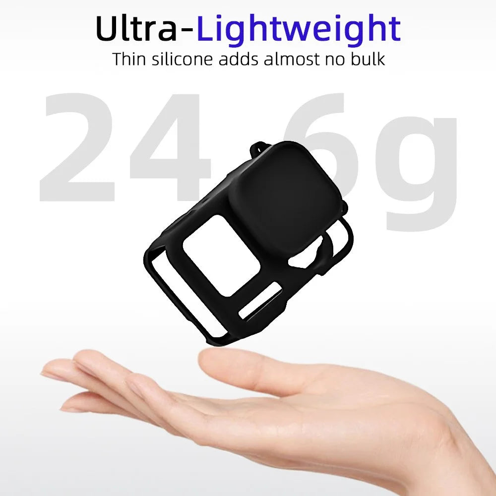 For Insta360 Ace Pro 2 Silicone Sleeve Shock-Absorbing Camera Case Protective Cover - 6